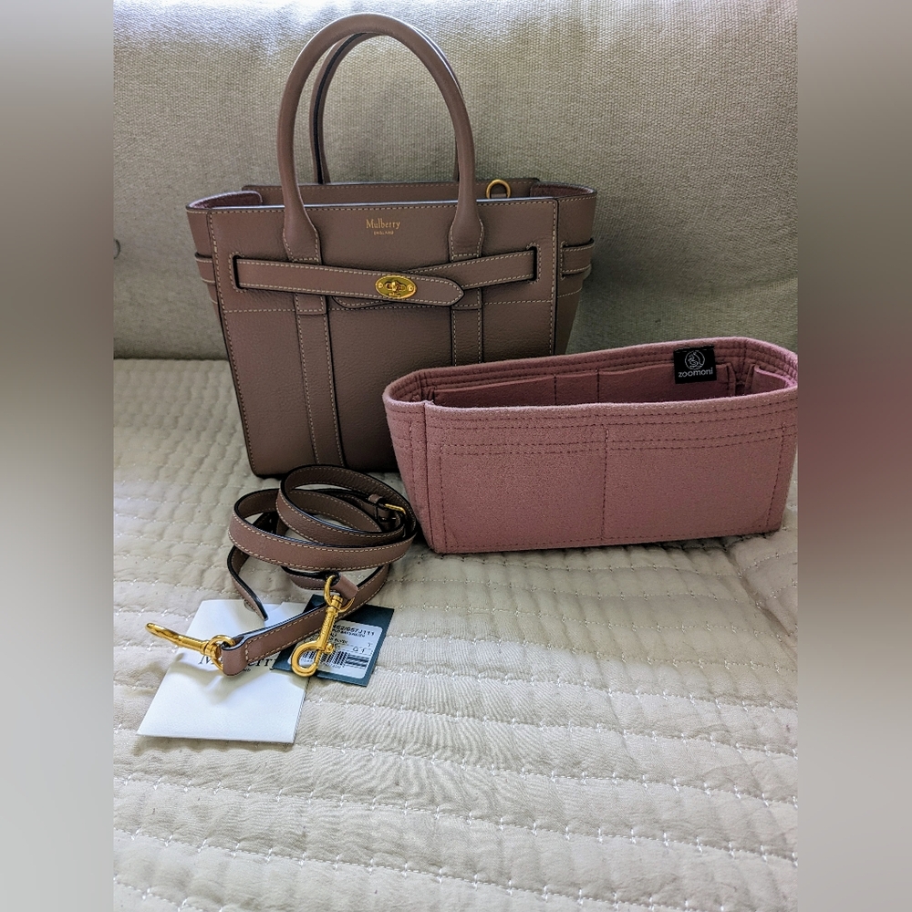Mulberry blush mini zipped bayswater